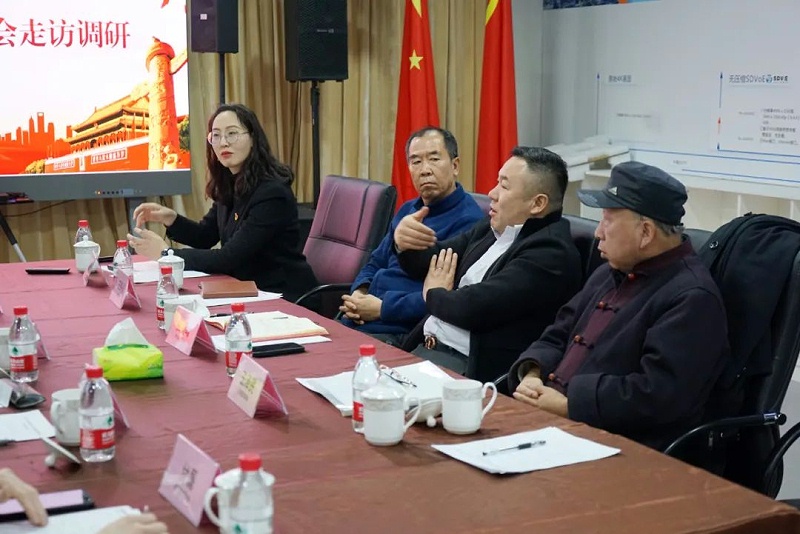 中共北京市商业服务业协会第三联合党委领导莅临北京声光视讯行业协会会长单位ZOBO蘑菇视频成人APP下载调研工作